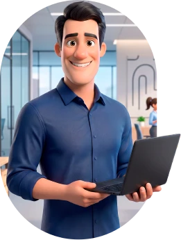 Cláudio, personagem de suporte da CasaSoft